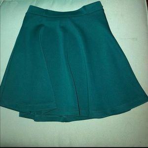 Green Skater Skirt